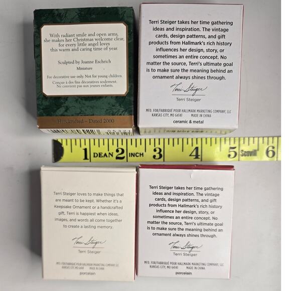 Set of 4 Hallmark Mini Angels Keepsake Ornaments List in Description - Picture 3 of 6